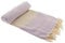 Stefano Ferrante ELMAS Hamamtuch Saunatuch Pestemal Fouta Strandtuch Badetuch Handtuch Baumwolle Backpacker 100x180 cm (Flieder)