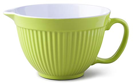 Zeal G208L Tazón para Mezclar/Jarra de Masa, Melamina, Verde Lima