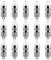 LIHAO LED Balloon Lights, Set of 15 Mini LED Bulbs for Lantern Chinese Paper, Wedding Decoration, Party - Cool White