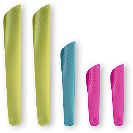 nosh Universal Knife Guard Blade Protector - 3 sizes - 5 Piece Set -Tutti Frutti