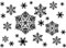 Ideen mit Herz Laser-Kunststoff-Schablone | Fenster-Schablonen | DIN A4 | Weihnachten & Winter | ideal für Wandgestaltung, Textilien, Papier, Fensterbilder selber gestalten (Eiskristalle)