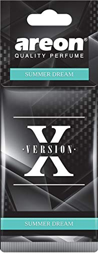 Autodufterfrischer AREON X Version Auto Duft Duftbaum Lufterfrischer (Pack x 10, X Version Sommertraum)