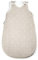 Ehrenkind® Babyschlafsack | Schlafsack Rund 2.5 TOG | Bio-Baumwolle | Ganzjahres Schlafsack Baby Gr. 74/80 Farbe Taupe mit weißen Sternen | Oeko-Tex | Schlafsack winter und Sommer Schlafsack Kinder