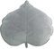 Nicole Knupfer Blatt Plüsch Kissen Pflanze Dekokissen weichem Spielwaren 3D Plüschtier Geburstagsgeschenke Zierkissen (Hellgrau,13CM)