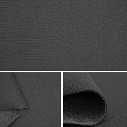 Himmelstoff Autostoff Polsterstoff Bezugsstoff kaschiert SAM129 (Dunkelgrau) Dachhimmelstoff Autohimmel Textil Innenausstattung Meterware