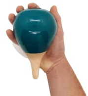Ollas Lutton Olla Terracota para Plantar 40cl| Riego Automático y Ecológico para Plantas de Interior | Sistema de Riego Natural | OYA Terracota | Autonomía 3 Días (Azul)