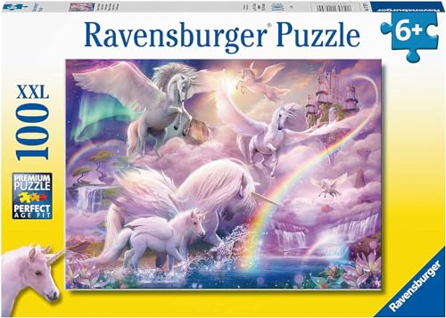 Ravensburger Pegasus Unicorns 100 Piece Jigsaw Puzzles for Kids Age 6+