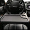 Multi-function Portable Car Steering Wheel Desk Table, Steering Wheel Double-sided Trays, Laptop Stand Table Holder Fits Most Vehicles Steering Wheels for Travels (Black)