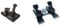 Logitech G X56 H.O.T.A.S Throttle and Joystick Flight Simulator Game Controller, 6 Dregrees of Freedom, 4 Spring Options, 189 Programmable Controls - Black & G Saitek PRO Flight Rudder Pedals - Black
