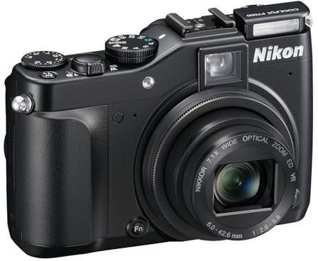 Nikon Coolpix P7000 Compact Digital Camera 10.39 Megapixels 3 Inch Screen 7x Optical Zoom Black (Renewed)