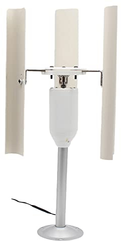 Jieotwice Windturbine mit Vertikaler Achse DIY Windgenerator mit Permanentmagnet Dreiphasig Windmühle Spielzeug (B)