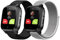 Snyeest 2-Stück Nylon Armbänder Nur Kompatibel mit XPLORA Kidzi Armband, Kids Smartwatch Klettverschluss Mädchen Jungen Verstellbare Ersatz Armbänder Kompatibel mit Xplora Kidzi,Schwarz+Muschel
