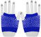 Lansonee 1 Pair Fishnet Gloves Fishnet Gloves Party Dress Skirt for Women and Girls-Royal Blue