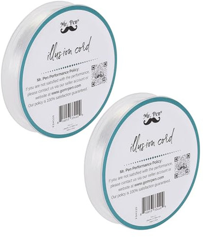 Mr. Pen Fishing Line, 218 Yards, 2 Pack, Nylon, Clear Fishing Wire