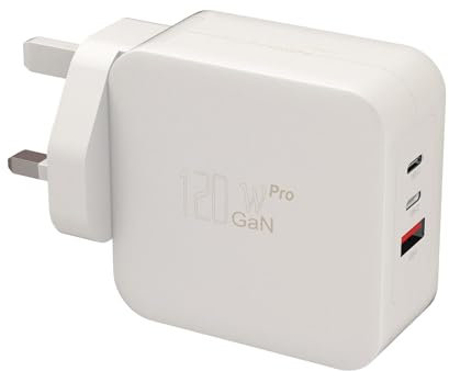 120W USB C Plug Fast Charger Type USB-C Laptop Charger for Macbook Pro Asus Rog Ally Huawei Matebook Honor Magicbook iPad Air/Mini Lenovo HP Dell Acer Samsung Chromebook Fast Charge Plug Multi Port
