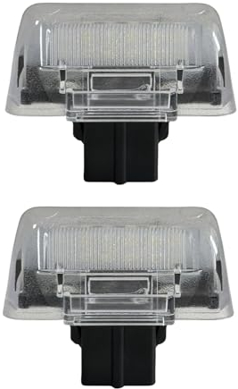 zingking 2 Stück LED Kennzeichenbeleuchtung Transit MK4 MK5 MK6 MK7 1985-C2013 fur F/ord Transit Connect 2002 C2013 OEM#4388111 Transparent