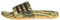 adidas Adilette Comfort Sandals, SE DESLIZA Mujer, Semi Spark/Core Black/Semi Spark, 40.5 EU