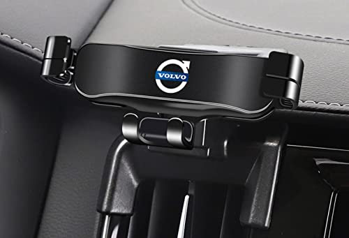 XLUMIO Car Phone Holder for Volvo XC40 XC60 XC90 S60 S90 V90, 360° Flexible Rotation, Anti-slip Shockproof, S90/V90 2016~2023