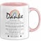 Erzieherin Abschiedsgeschenk Tasse Abschied Kindergarten Geschenkidee Kaffee-Becher Spruch Danke Für Das Kuscheln (Rosa)