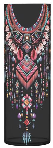 Schöne geometrische ethnische orientalische Kunststoffvase, kreative Kunststoffvase, Blumenarrangement, Flasche für Zuhause, Büro, Hochzeitsdekoration