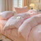 Nyescasa Housse de Couette 220x240 Rose et Blanc à Carreaux Vichy Moderne Parure de lit Adulte 2 Personnes en Microfibre Sets de Housses de Couettes avec Fermeture Éclair et 2 Taies d'oreiller 65x65cm