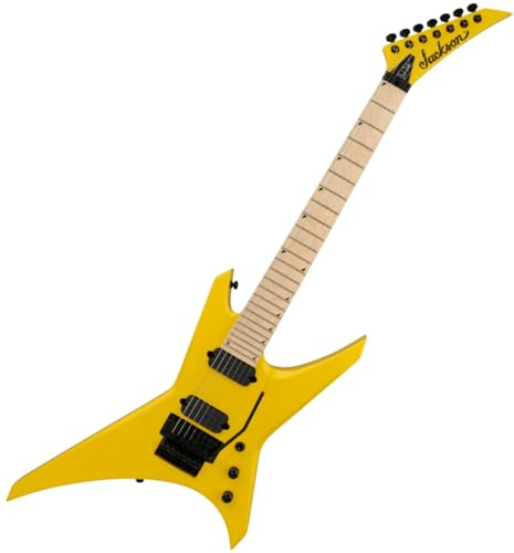 Jackson Pro Signature Dave Davidson Warrior WR7 MPL Yellow - E-Gitarre