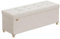 SONGMICS Storage Ottoman, 38 x 110 x 40 cm, Folding Storage Bench with Lid, Footstool, Footrest, 112 L, Velvet Surface, for Bedroom, Hallway, Living Room, Cappuccino Beige LSF0518W03