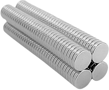 Strong Magnets Neodym Magnet - Rund 15 x 3 mm - 5 Stück - Extra stark, hält bis 2,9kg - Für Magnettafel, Kühlschrank, Whiteboard, Pinnwand, Büro