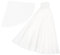 YARNOW Puppenhochzeitskleid Prinzessin Braut- Puppenhochzeitkleid Puppen Brautkleid Puppenkleidung Party weißes Kleid kleines, Elegantes Hochzeitskleid Miniatur-Hochzeitskleid- Stoff