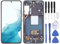 High-Tech Place per Galaxy S22 5G SM-S901B versione americana OLED LCD schermo digitalizzatore Assemblaggio Completo con Telaio (nero)