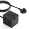 3M Extension Lead with 4 USB, 3 Way (13A/3000W) Multi Plug Extension Socket with 2 USB A 2 USB C, Desktop Power Extension Cable for Home Office Travel