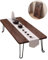 YAYREC Couchtisch，Teetisch，Tisch in der Mitte， Tragbarer japanischer Tisch, klappbarer Couchtisch, niedriger Bodentisch, Esstisch for Wohnzimmer und Esszimmer(27.5x14.5x16.9in)