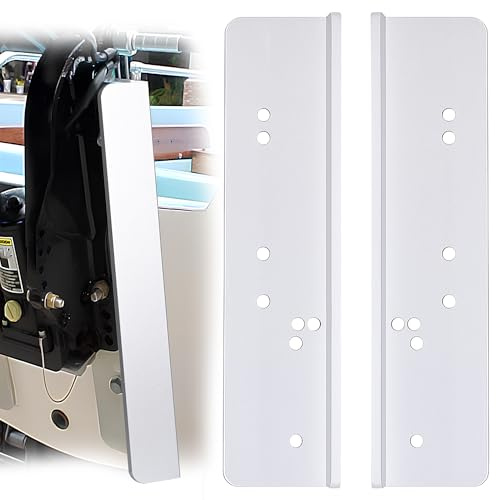 5 Aluminum Outboard Motor Jack Plate Extension Set, suitable for both port and starboard sides to raise the outboard motor higher