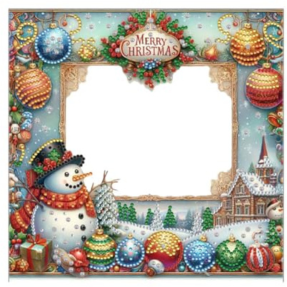 Demiawaking DIY Diamond Painting Bilderrahmen Set,5D Diamant Painting Tischdeko Fotorahmen für Fotos und Bilder, Diamant Malerei Tisch Deko Geschenk (23)