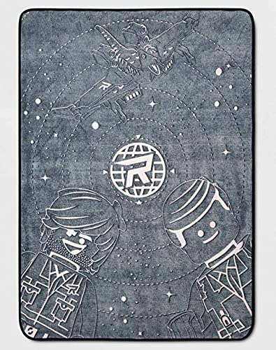 DC Comics The Lego Movie 2 'The Cool Guys' Glow in The Dark Plush Throw Blanket 46 x 60
