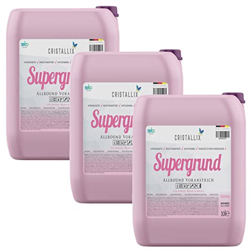Cristallix Supergrund | Tiefengrund 30l Grundierung Grundiermitten Wand Decke Boden Innenbereich