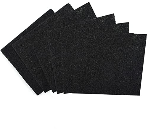 Filtro a Carbone Attivo per Lettiera per Gatti,Filtro a Carbone per Deodorante,Filtro per Lettiera per Gatti,per Cucina e Servizi Igienici 6 Pezzi Tokaneit