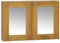 vidaXL Spiegelschrank 60x10x40 cm Massivholz Teak