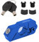 Effitnee Motorcycle Handlebar Lock Universal, Grip Brake Throttle Lock for Sports Bikes Mountain Bike ATVs- Blue