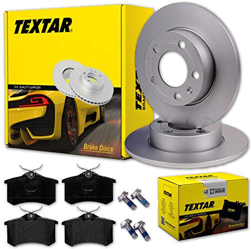 TEXTAR Bremsscheiben + Beläge hinten für LUPO Polo 6N 6KV Arosa CORDOBA
