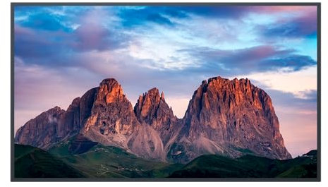 Monitor 4K SAFIRE ELED 43 - Risoluzione 3840x2160 - Software di segnaletica digitale locale - Ingresso HDMI, USB, RS232, RJ-45 - Utilizzo intensivo 24/7 - Altoparlanti integrati