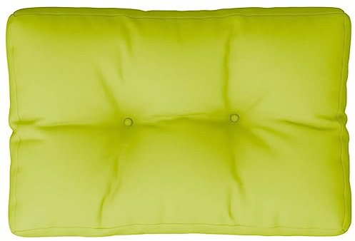 vidaXL Coussin de Palette Vert Vif 50x40x12 cm Tissu
