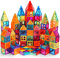 100PCS Magnetic Tiles Kids Toys - Magnetic Building Blocks STEM Magnet Building Set Preschool Learning for Kids Ages 3-8, Sensory Montessori Toys for Boys and Girls