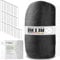 FISO® Teichnetz - 8x8m I Vogelschutznetz engmaschig, robust, witterungs- & UV-beständig I Schwarzes Teich Netz feinmaschig (15x15mm) I Netz zum Schutz von Teich, Balkon, Kirschbaum & Mehr