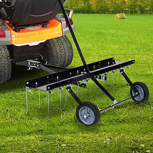 Vetnasa Scarificatore per Trattorino Tagliaerba 100 cm, Prato e Giardino (17,14KG)