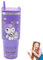 DKLQXCE Gourde Isotherme Enfant 900ml Bouteille Isotherme en Acier Inoxydable Réutilisable Bouteille Isotherme Tasse de Bouteille D'eau de Dessin Animé Gourde pour École Sport Maternelle