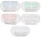 CALLARON 5sets Travel Eye Cases Lid Compact and Lightweight for Family and Friends