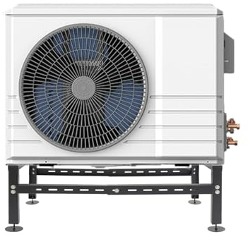 Air conditioner bracket Condenser bracketHeavy Split Ground Stand Air Conditioner Bracket for 9000-36000 BTU, Outdoor Adjustable Condenser Bracket for Ductless Air Conditioning Heat Pumps, M
