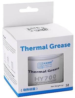 HY-700(50Gramm)> 3.14 W/m.K,CPU Wärmeleitpaste PC kühlpaste Leitpaste Thermal Paste für CPU GPU PS4 PC (!!Kapazität:50g ist EIN Drittel Einer Flasche!!