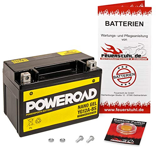 Gel-Batterie für Suzuki GSF 1200 Bandit/S, 2006 (CB) wartungsfrei, einbaufertig, startklar, inkl. 7,50€ Pfand